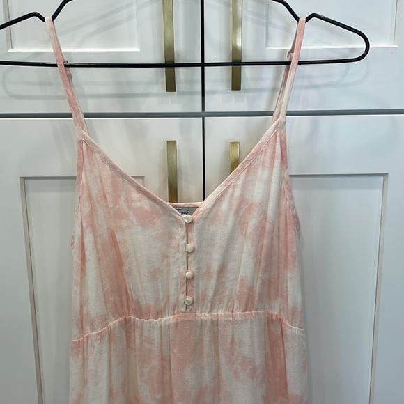 Rails Delilah Peach Pink Tie Dye Dress - Picture 2 of 12
